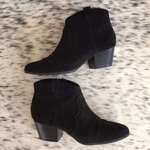 Black ankle boots
